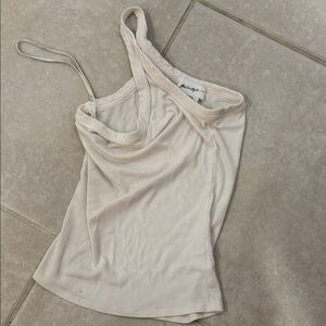 The Line by K Ribbed Cream Camisole